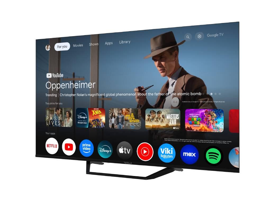 Tesla Televizor 55E655BUS, 55", 4K Ultra HD, LED, Google TV, Crni