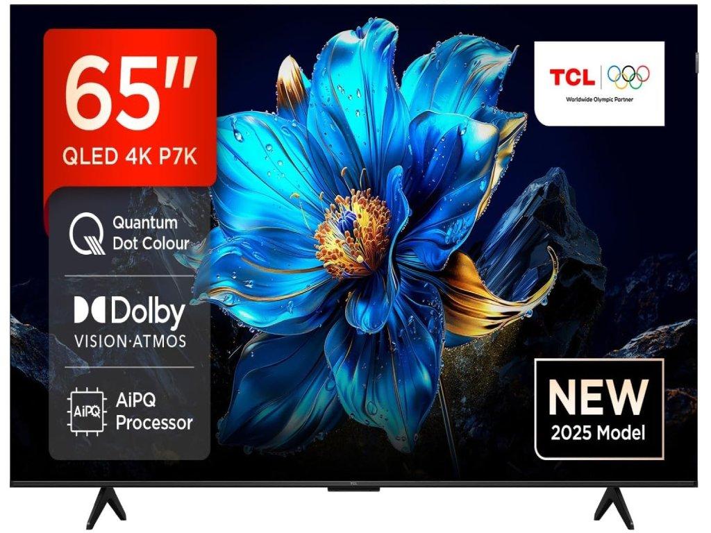 TCL Televizor P7K 4K QLED, 65", 4K UHD 3840x2160, Smart, Google TV