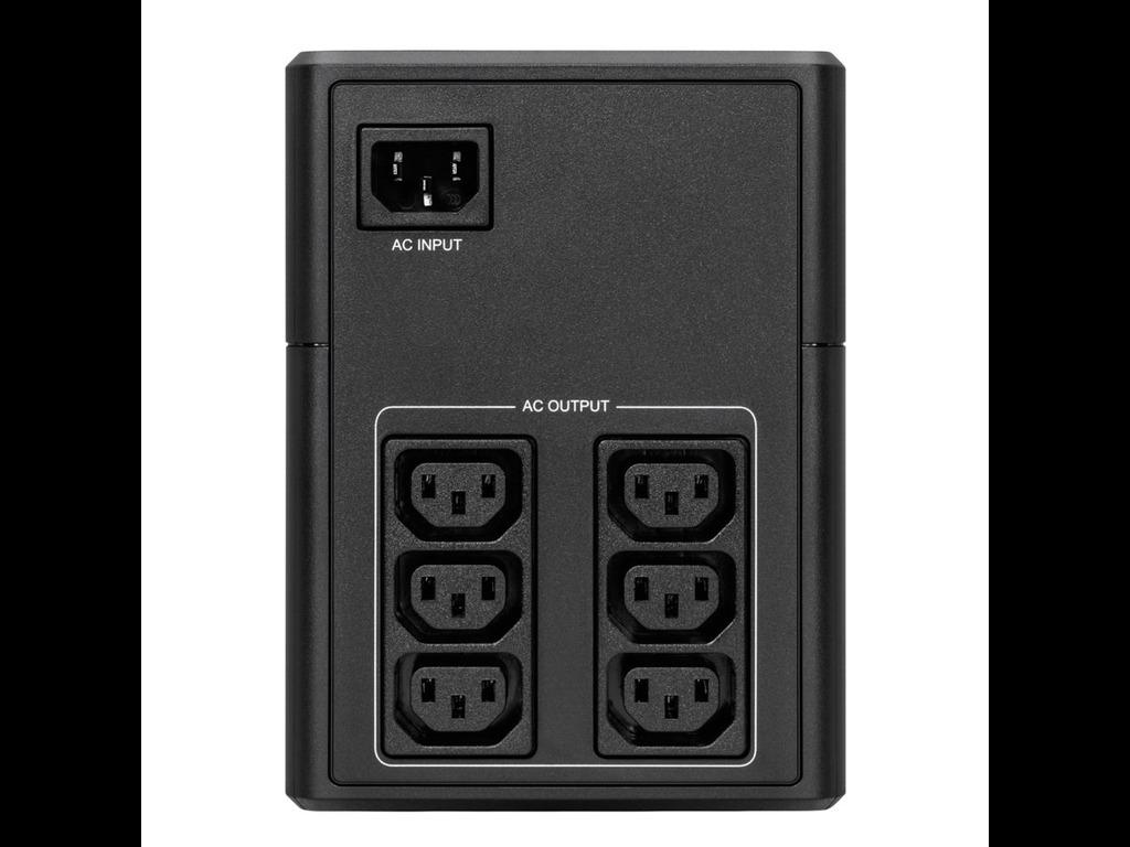 Eaton UPS 5E Gen2, USB, IEC 1200 VA, 660 W, AVR, Tower, Input:C14, Output:6xC13
