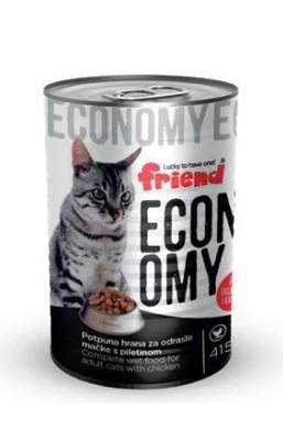 Friend Vlažna Hrana Za Mačke Economy, Piletina, 415 G