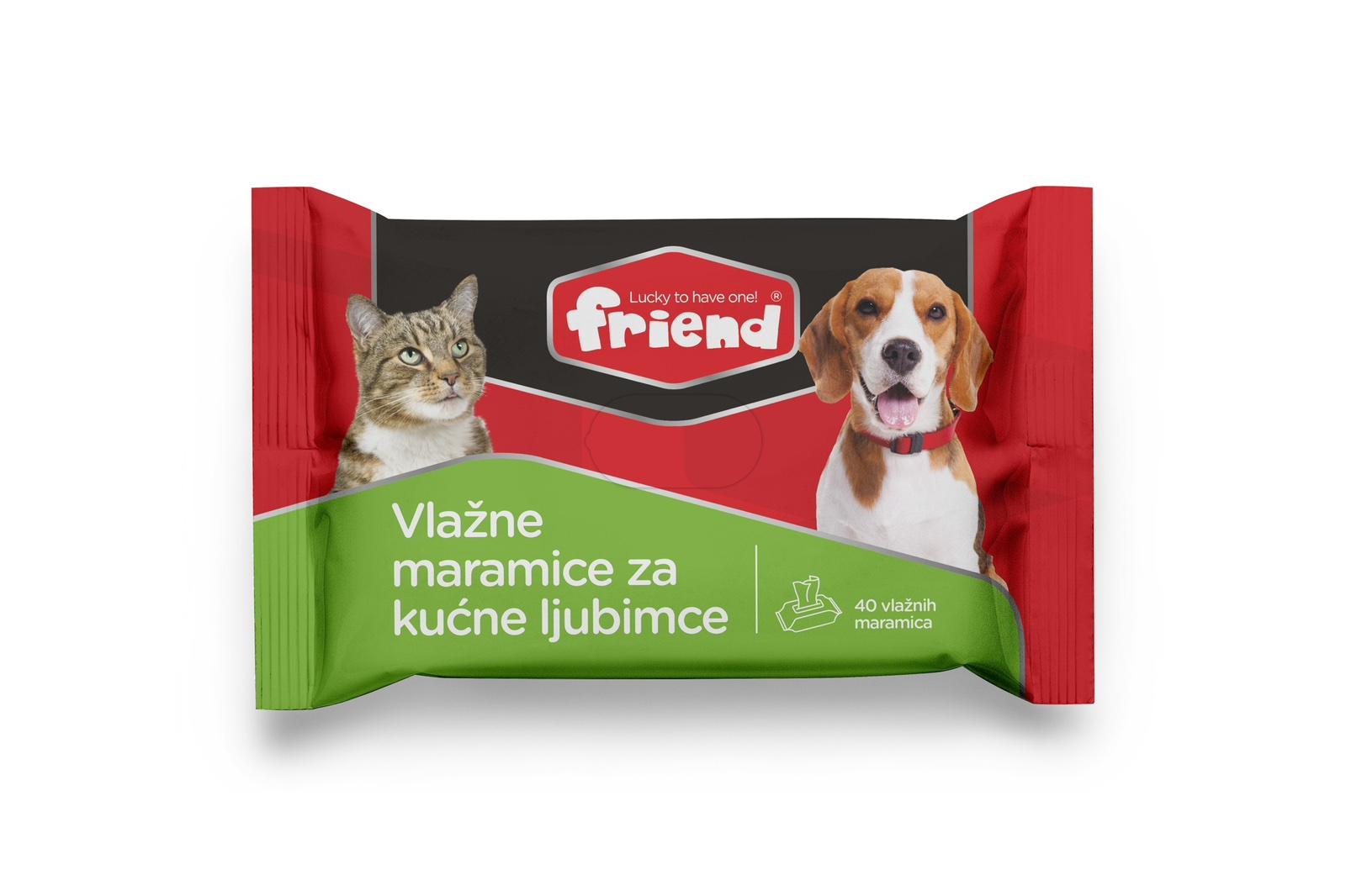 Friend Pakovanje od 40  Vlažnih Maramica Za Kućne Ljubimce