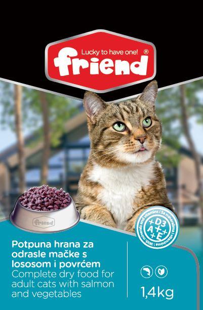 Friend Suha Hrana Za Mačke, Losos, 1.4 Kg