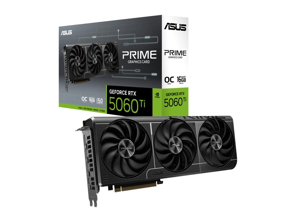 Asus Grafička kartica GeForce RTX 5060 Ti, 16GB, GDDR7, 128-bit, 3x DP, 1x HDMI