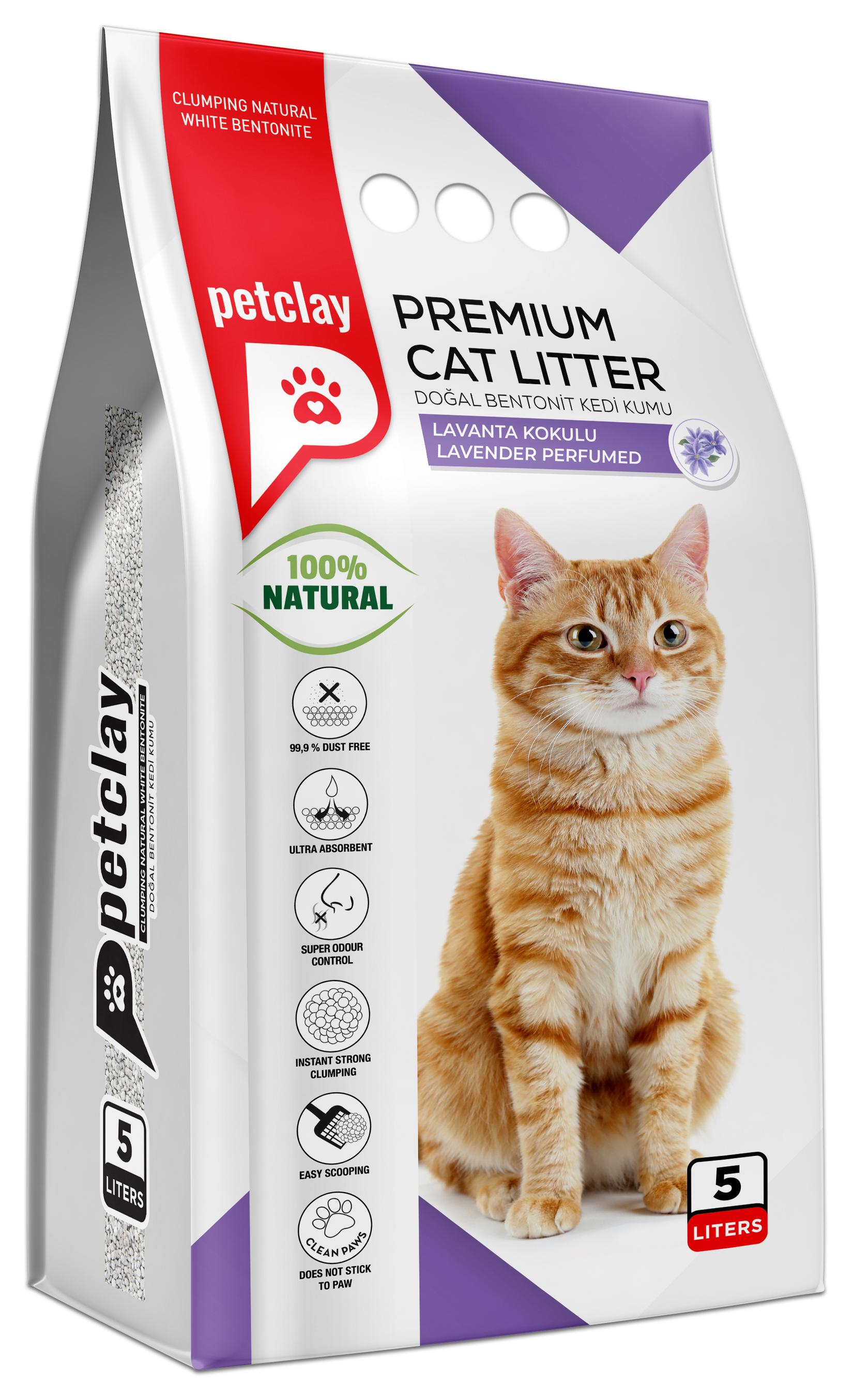 Petsan Pijesak za mačke lavanda 5l