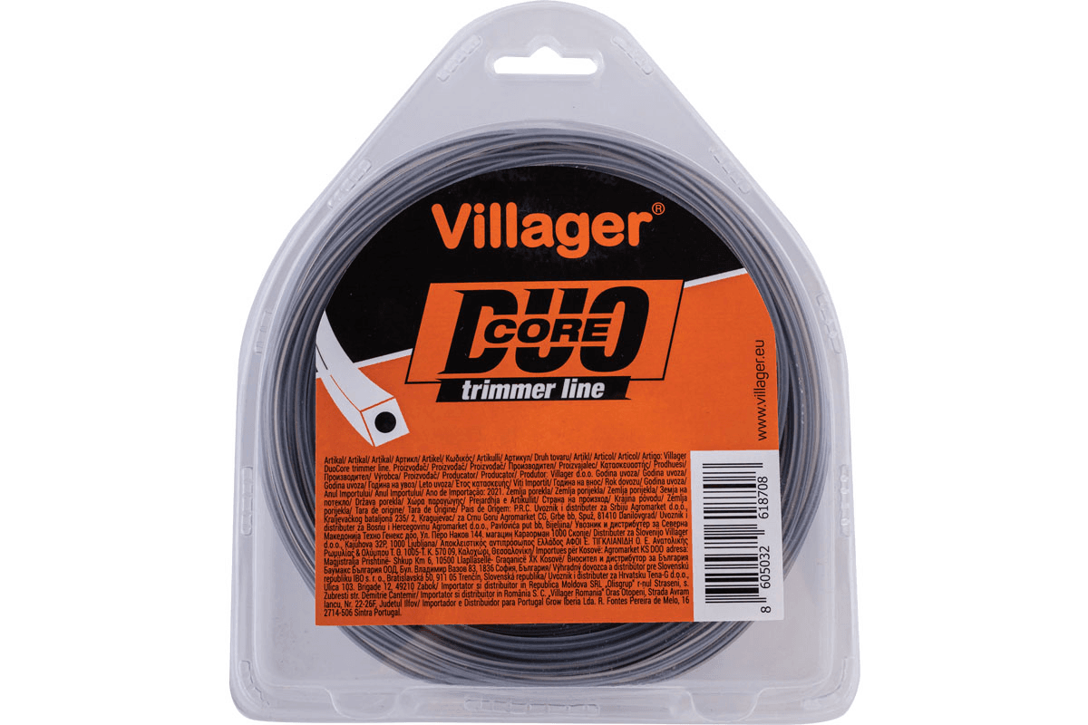 VILLAGER Silk za trimer 2.7mm X 1360m (20LB) - Duo core - Okrugla nit