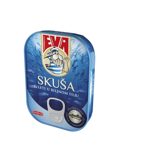 EVA fileti skuše u biljnom ulju 100g
