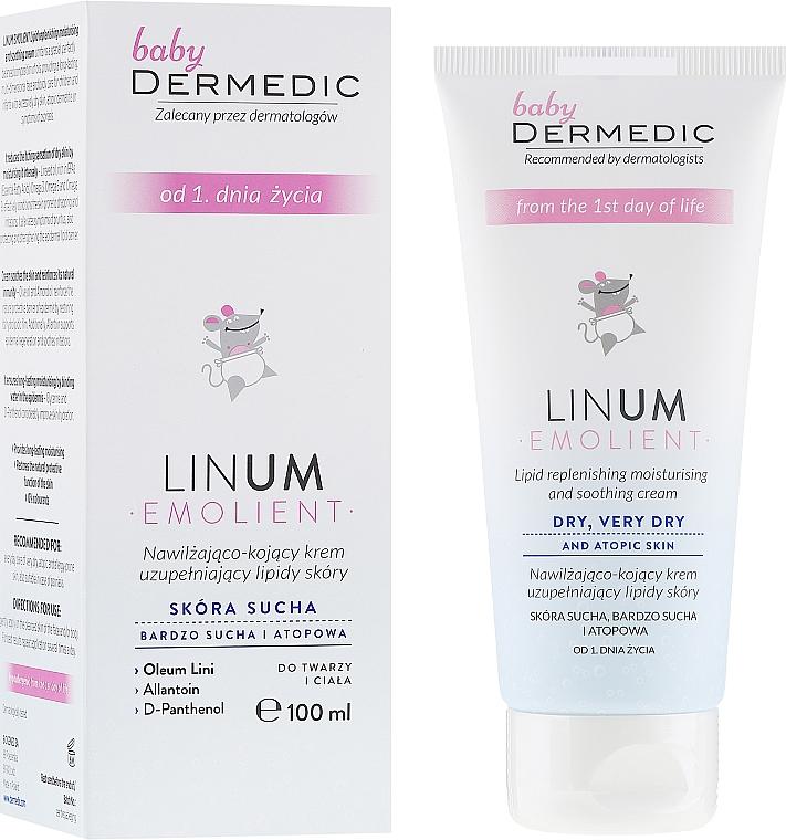 Dermedic Linum Emolient Baby krema za kožu sklonu atopiji, 100ml
