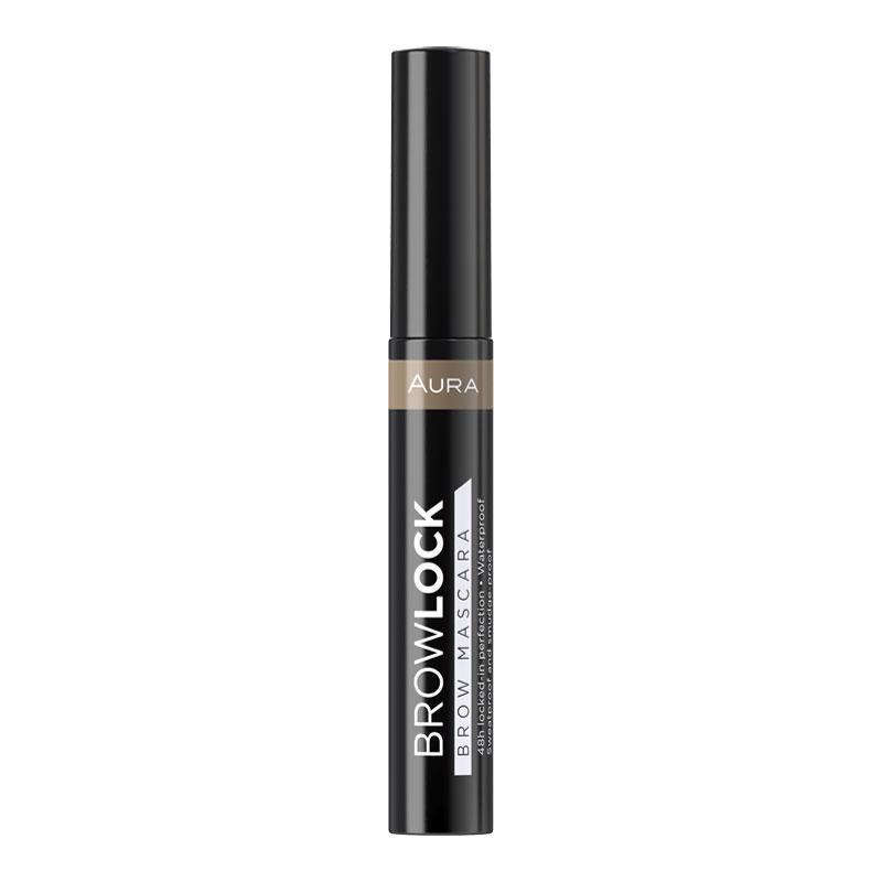 Aura maskara za obrve Browlock 02 smeđa