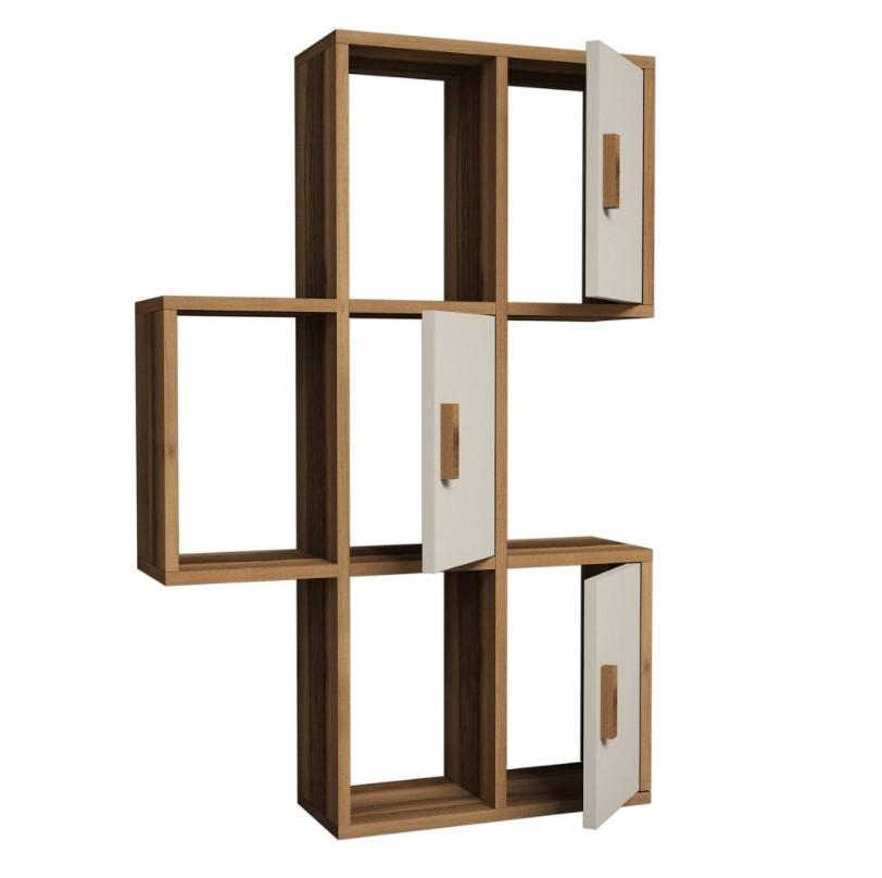 Zidna polica Hanah Home Flora, smeđa