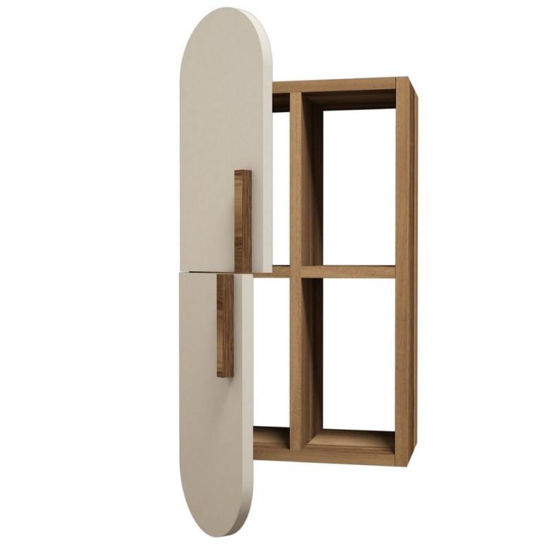 Zidna polica Hanah Home Rose, krem