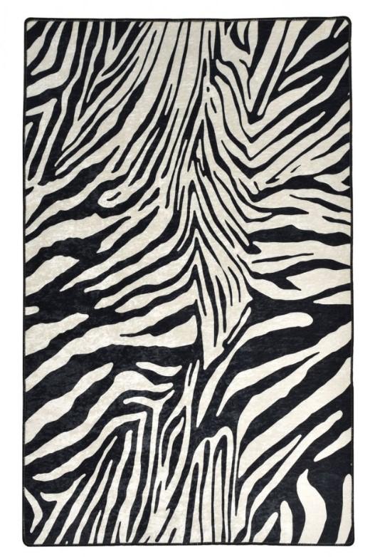 Conceptum Hypnose Tepih Zebra, 120x180 cm, Crno-bijeli