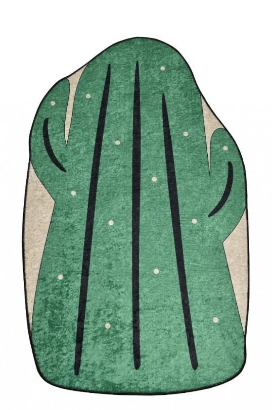 L'Essentiel Maison Big Cactus prostirka za kupatilo, 80x120cm, zelena