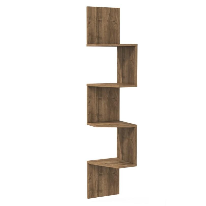 Hanah Home Desaldo Zidna polica, smeđa