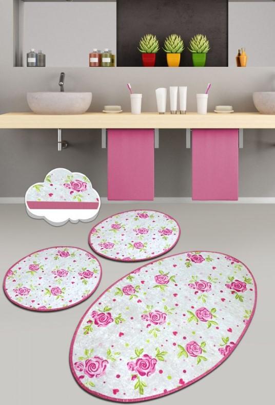 L'essentiel Maison Otirač za kupatilo Frezya 1, 3 komada, roze