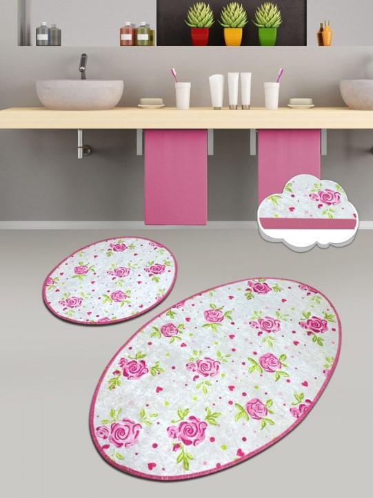 L'essentiel Maison Kupaonski tepih Frezya, 2 komada, roze