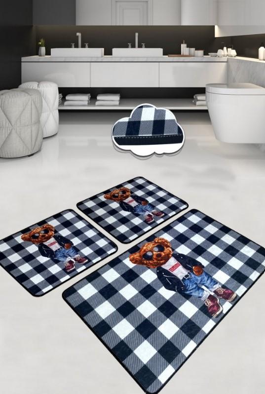 L'essentiel Maison Otirač za kupanje Heat, 3 komada, Teget