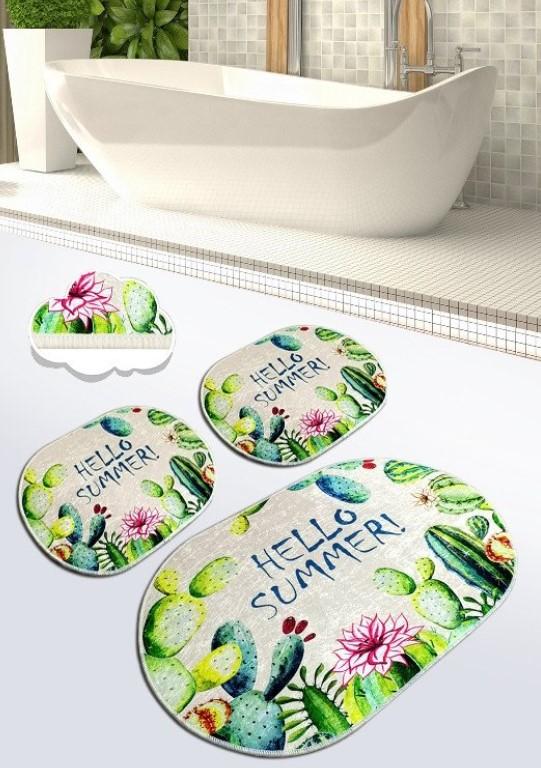 L'essentiel Maison Otirač za kupatilo Hello Summer, 3 komada, šareni