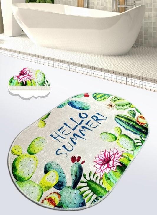L'essentiel Maison prostirka za kupatilo Hello Summer, 70x120cm, šarena