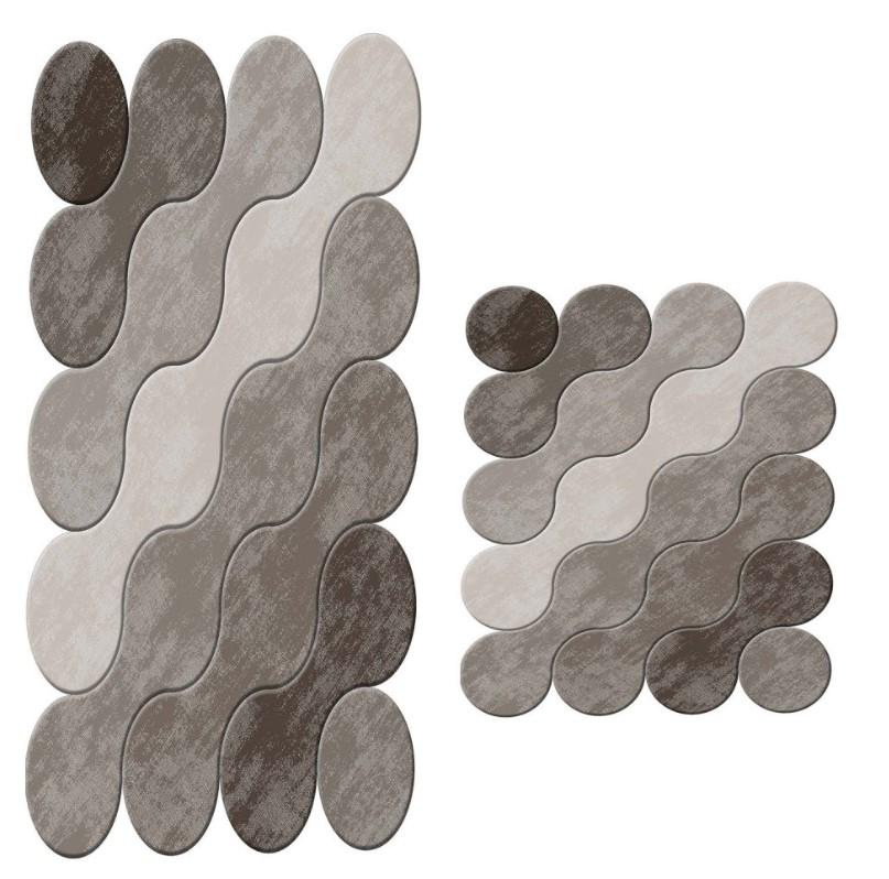 L'essentiel Maison 21011715KA Otirač za kupatilo, 2 komada, siva