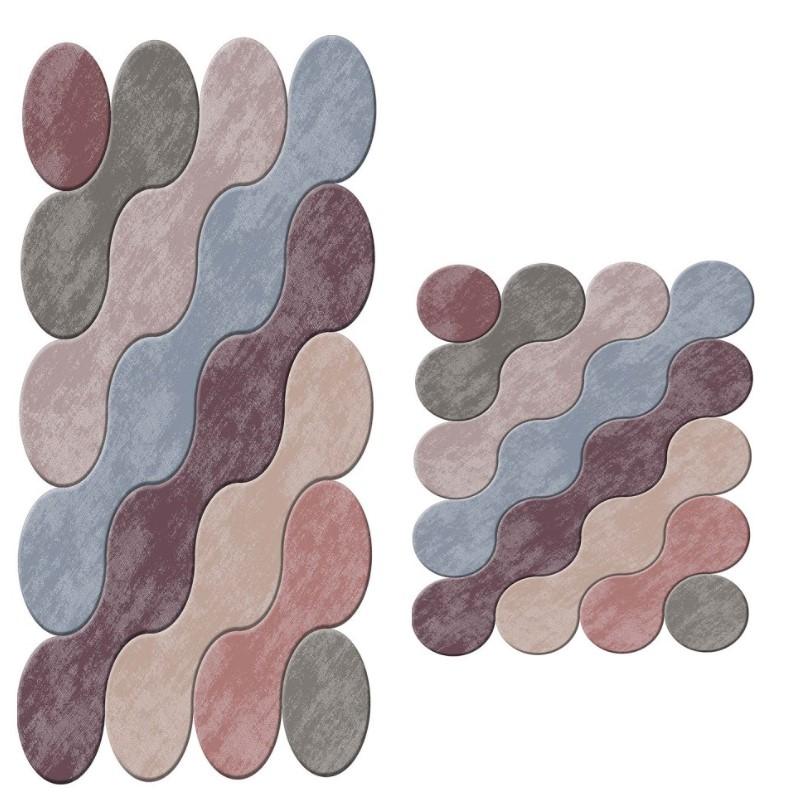 L'essentiel Maison 21011715RN Otirač za kupatilo, 2 komada, šareni