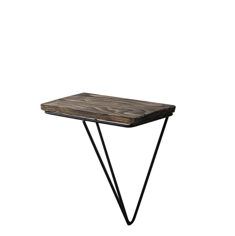 Hanah Home Zidna polica od falaenopsisa, smeđe-crna