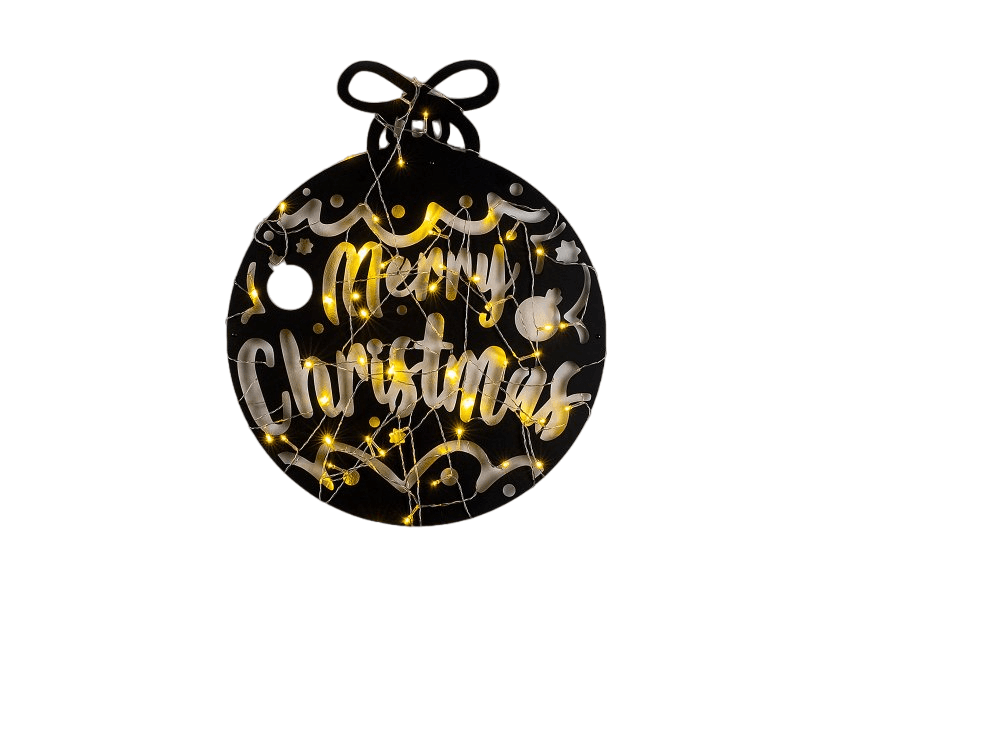 Wallity XMASBLACK 007 Zidna dekoracija