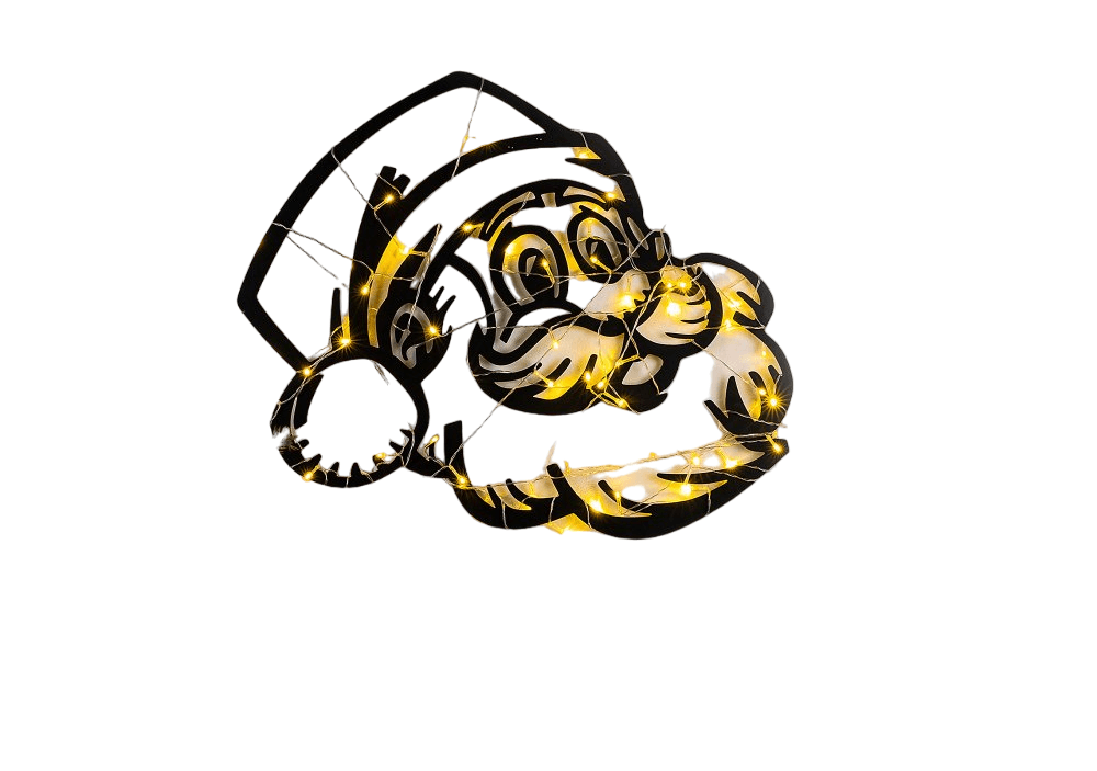 Wallity XMASBLACK 014 Zidna dekoracija