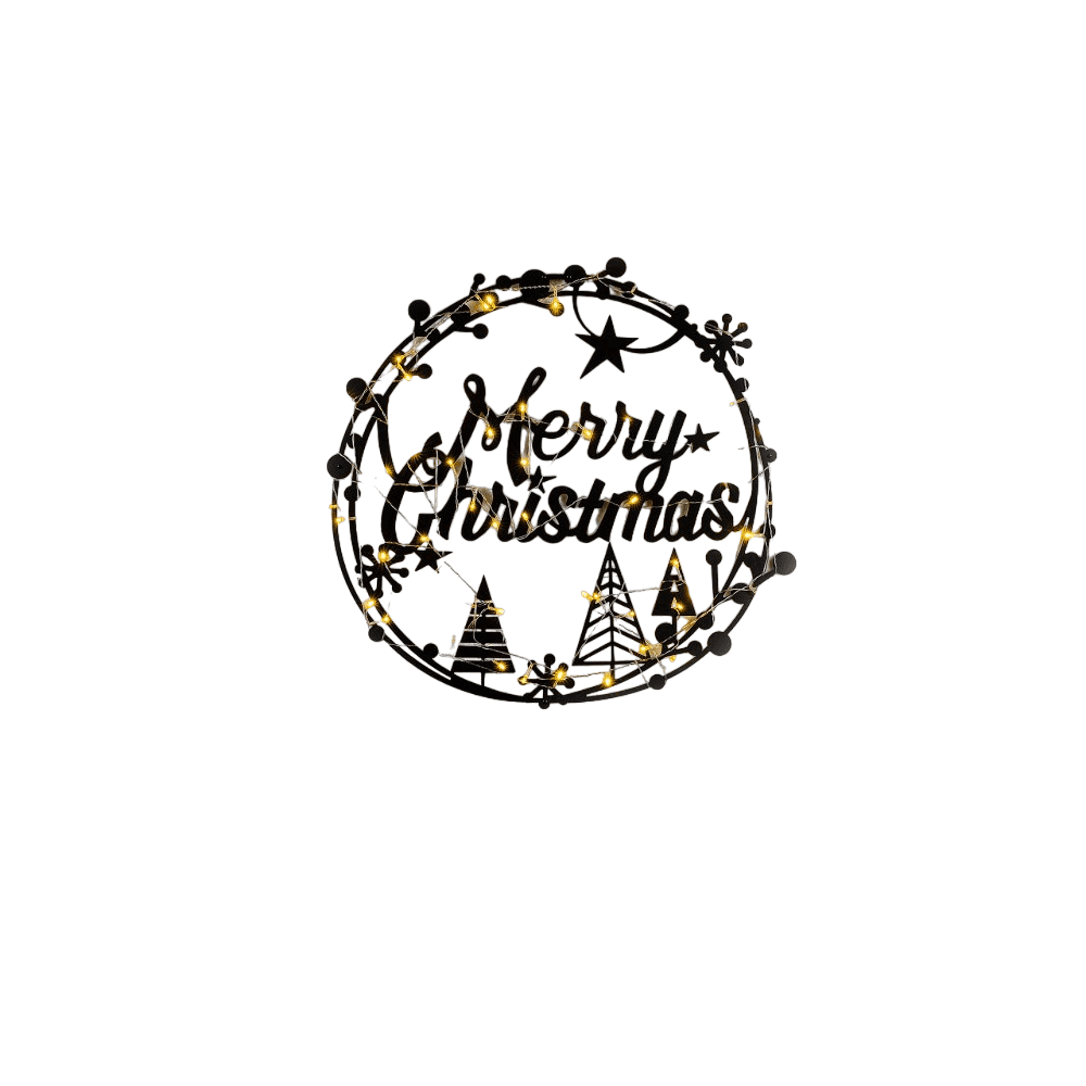 Wallity XMASBLACK 021 Zidna dekoracija