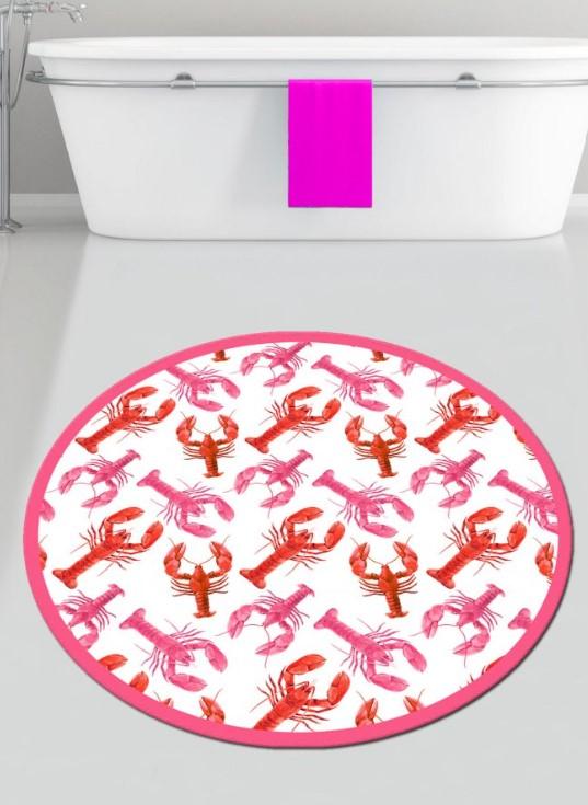 L'essentiel Maison Homard tepih za kupatilo, 80cm, roze