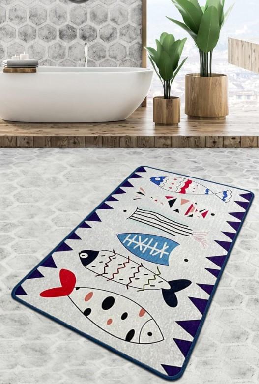 L'essentiel Maison Le Poissson tepih za kupatilo, 80x100cm, šareni