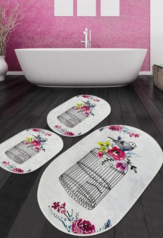 L'Essentiel Maison Otirač za kupatilo Cage, 3 komada, šareni