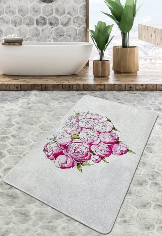 L'essentiel Maison Peonia tepih za kupatilo, 70x120cm, siva