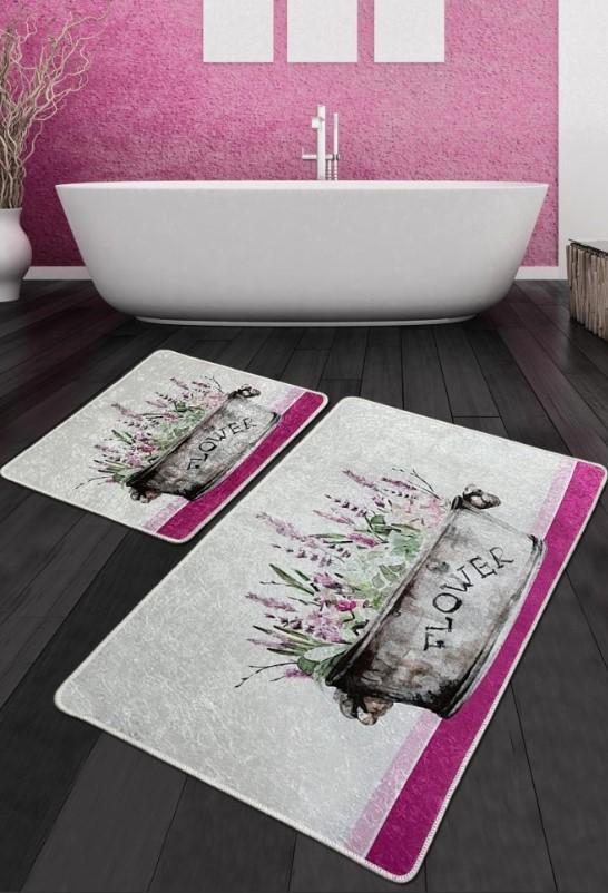 L'essentiel Maison Otirač Polipra, 2 komada, sivo-ružičasta