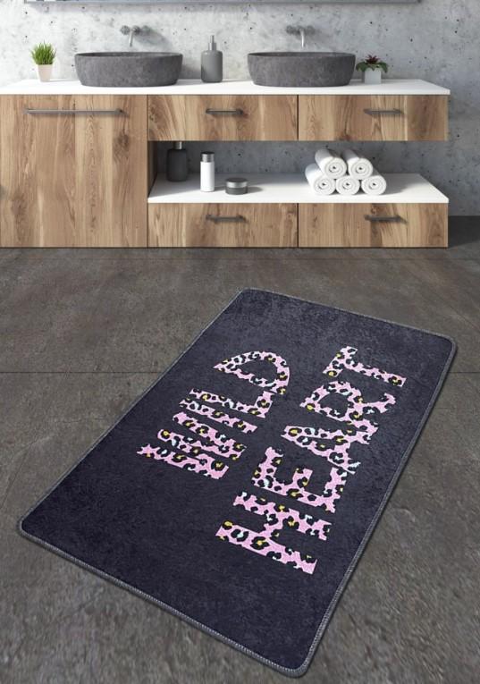 Tepih za kupatilo L'essentiel Maison Wild Heart, 70x120cm, Teget