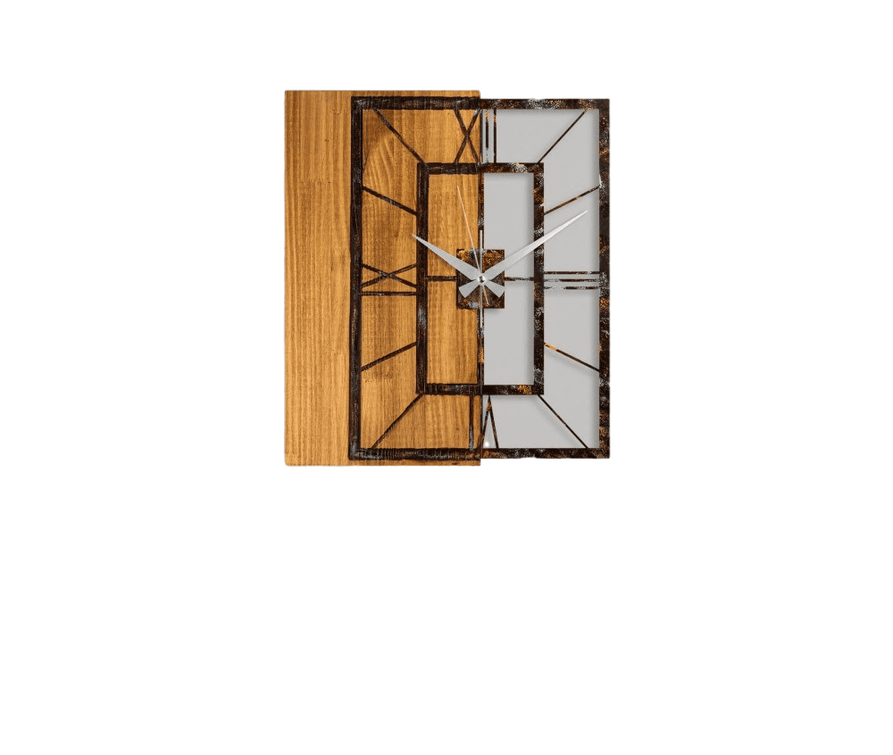 Zidni sat Wallity 37 A, 49 x 58 cm, Crni