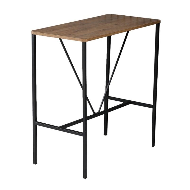 Hanah Home Pomoćni stolić Nordic, smeđe-crni