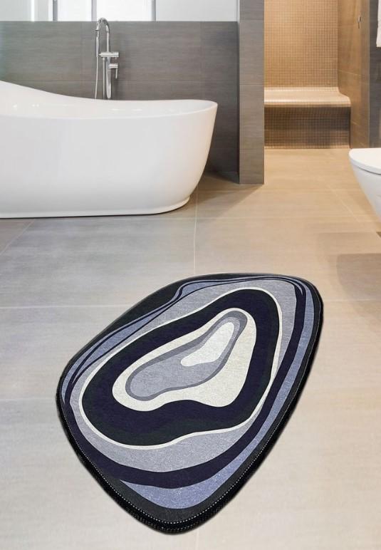 L'essentiel Maison Kupaonski tepih Piedra 1, 70x120cm, Teget