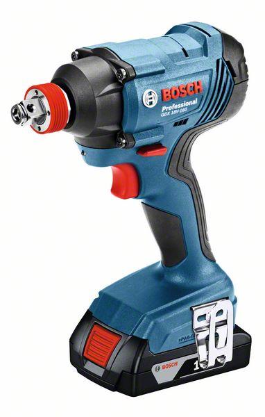 Bosch akumulatorski rotacioni udarni drajver GDX 180-Li Profi Case 2x2.0Ah 06019G5223