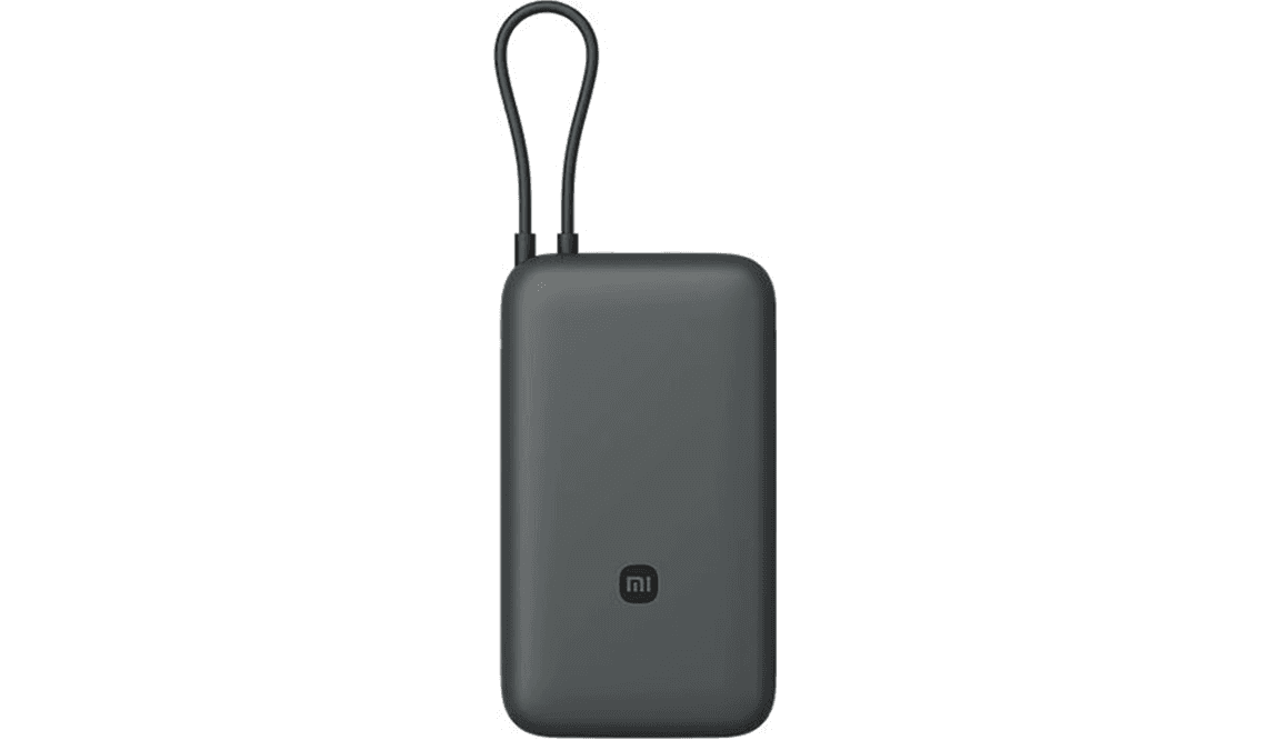 Xiaomi Powerbank, 20000 mAh 18 W, integrisani kabl, Sivi