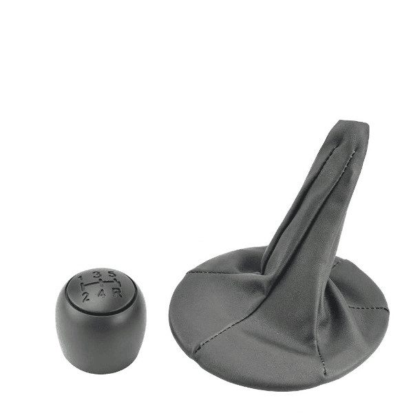 Ručka mjenjača sa kožom ASY Fiat Panda 500, Siva