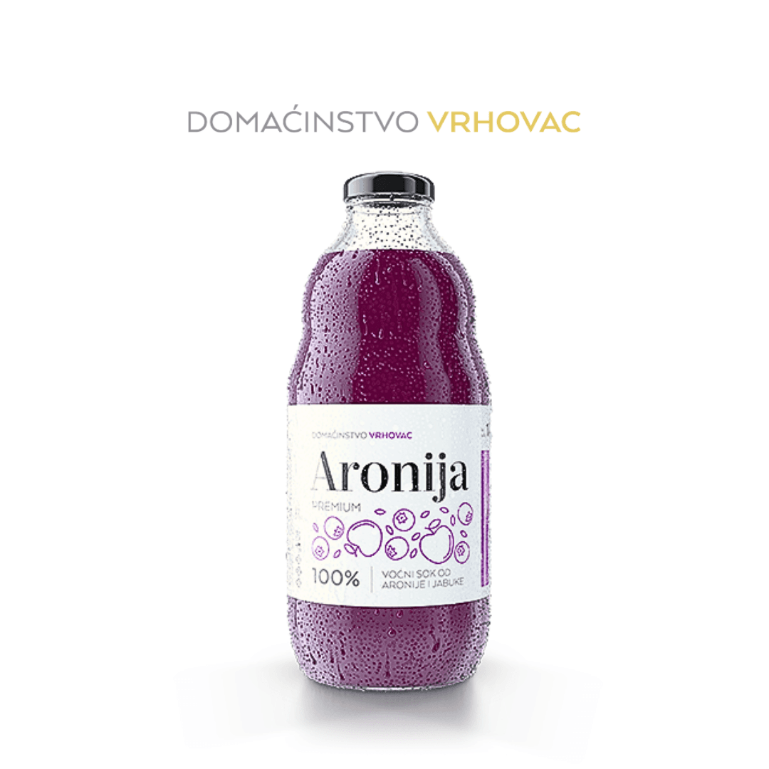 Domaćinstvo Vrhovac Prirodni sok ARONIJA 1l