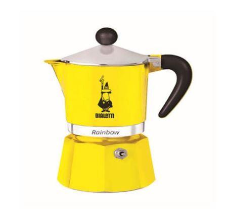 BIALETTI Moka Rainbow Žuta 3 Šolje