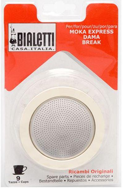 BIALETTI 3 Dihtunga + 1 Filter 9 Šolja