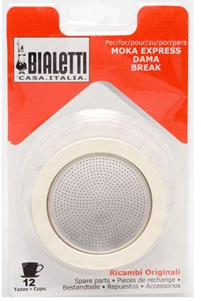BIALETTI 3 Dihtunga + 1 Filter 12 Šolja