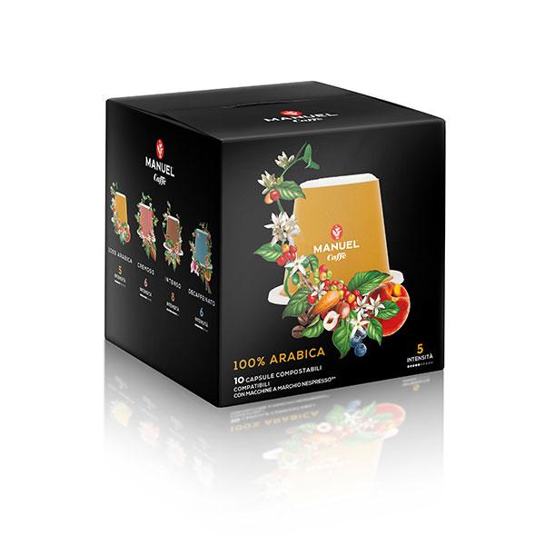 MANUEL CAFFE MANUEL Arabica 100% - Nespresso 10-1