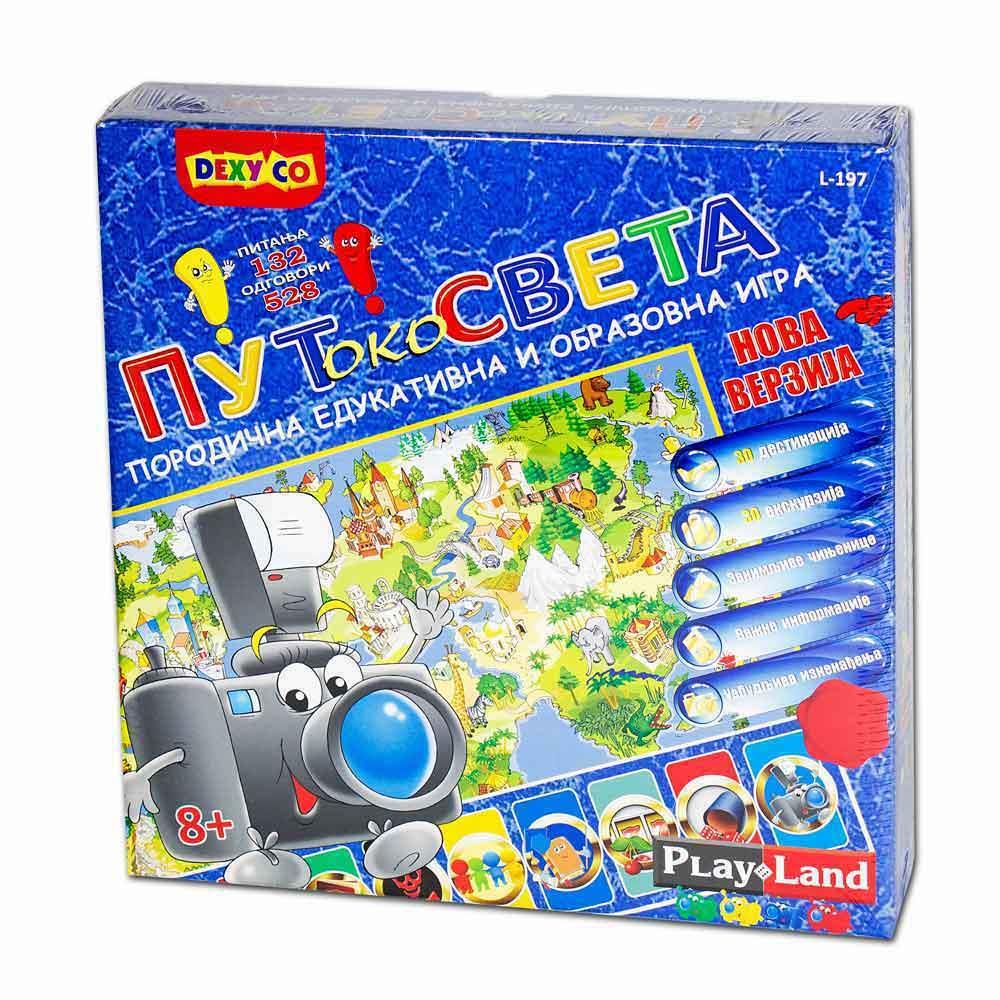 PLAY LAND Edukativna igra Oko svijeta