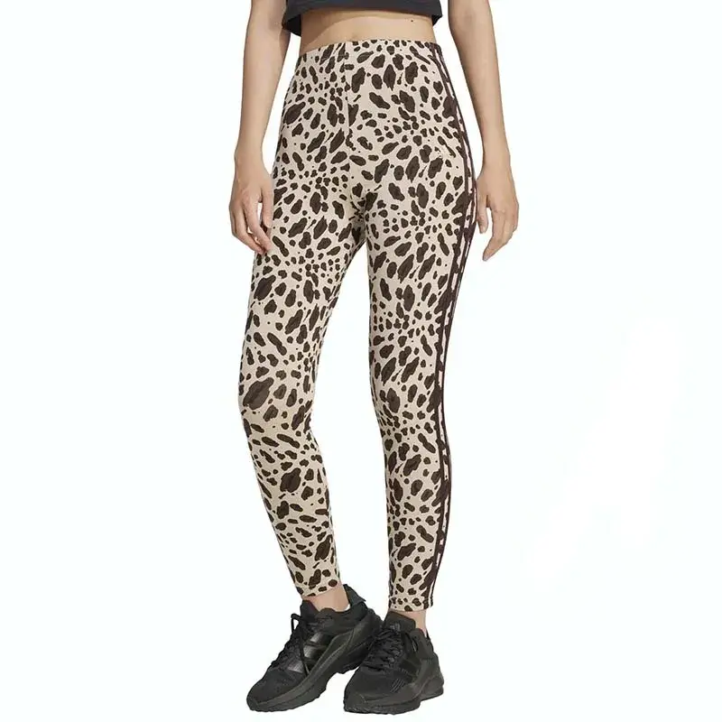 Adidas Ženske helanke W ANML 3S Leg, Krem-Braon