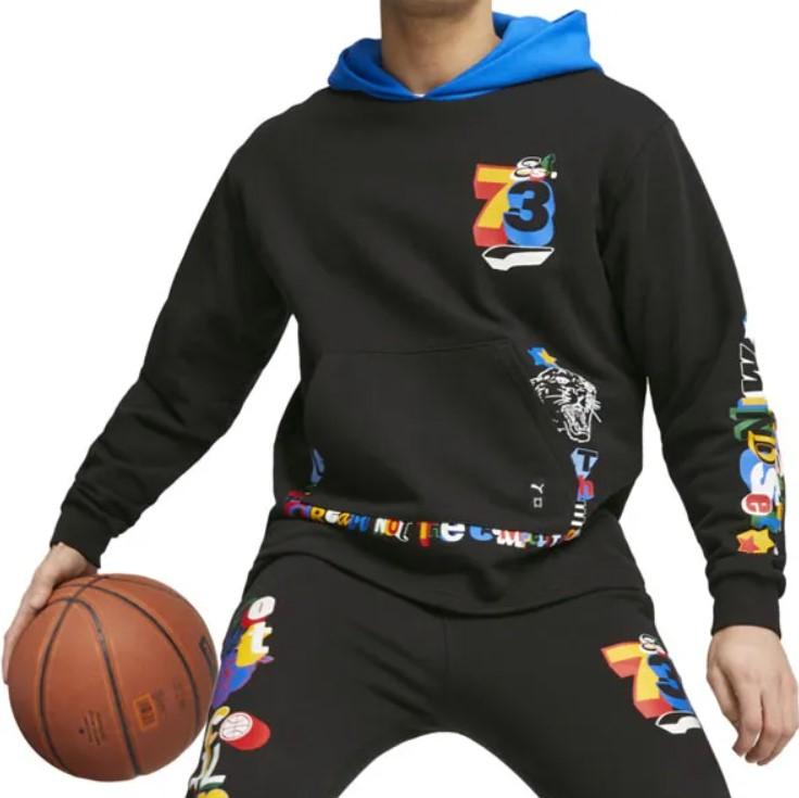 Puma Muški duks Trash Talk, Crni