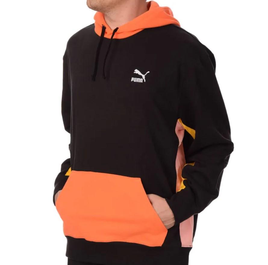 Puma Muški duks Classics Block, Crni