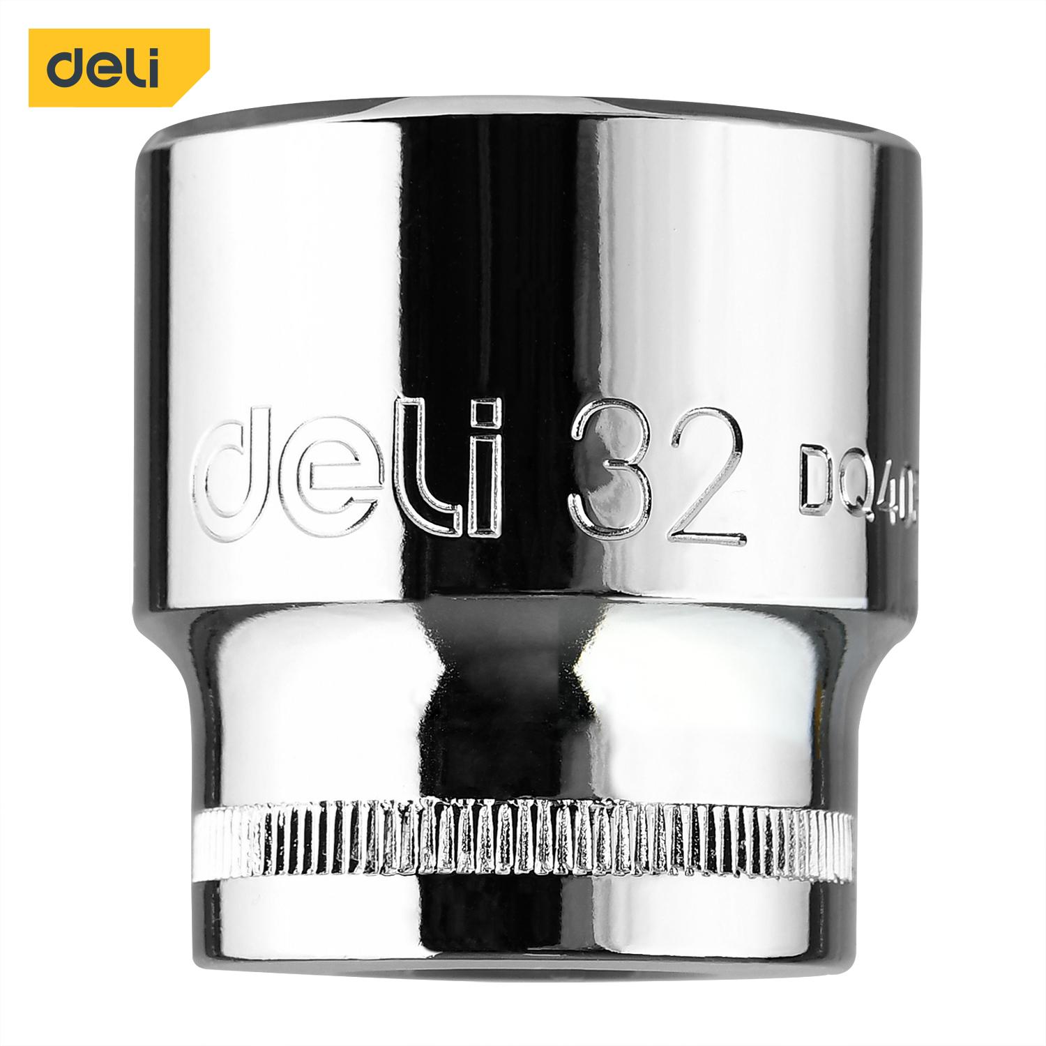 DELI Kratki nasadni ključ 1/2" 32 mm